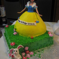 Doll Cake Love the way this turned out. Saw a doll cake here on CC similar, forget who sorry...loved it so I changed it up a bit and added the bunny...