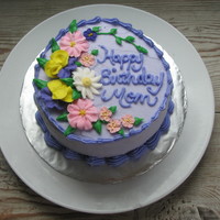 Mil Birthday Royal icing flowers