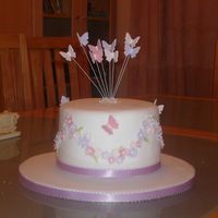 Flower Garland Cake Just made this for my mum's birthday tonight.