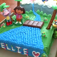 Dora The Explorer Made this for my daughter turning 4.