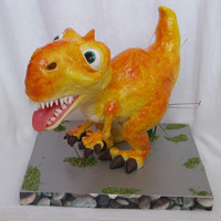 Tyranosaurus Rex This is cake with marzipane and fondant - 8 lb.