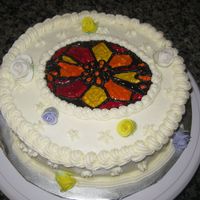 Stained Glass Egg 1st stained glass cake