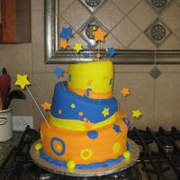 Topsy Turvy 1st Topsy Turvy done a a class at Cake Carousel. I had more trouble with the fondant than the construction. It was a great class but...