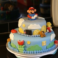 Super Mario Cake Vanilla Bean Pound Cake - MMF Not as good as the other one on here, but overall I'm pleased :)