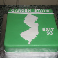 Nj Street Sign This was for a groom from New Jersey. He wanted it to look like a Highway sign - it was supposed to say "Exit 98" instead of 93,...