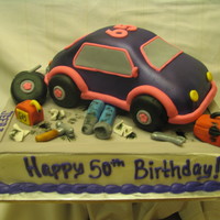 Mechanics Birthday This cake was for my husbands uncle's birthday. I had a hard time coming up with something since his favorite colors are pink and...