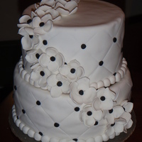 1St Anniversary Cake This cake was created for a couple who wanted a mini wedding cake for their first anniversary.