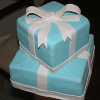 Tiffany Boxes Tiffany box cake requested for birthday party