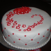 25Th Anniversary Cake This cake was created for a 25th anniversary.