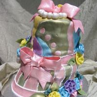 Margo's Cake 2 This is my (much smaller) version of Colette's Caprice de Jaques from Cakes to Dream On. It's for my friend's mom.