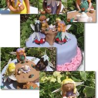 Fairy Tea Party I got a call Thursday for a birthday cake for Saturday. It was my DH's boss, so I had to do it. ;) She just said her daughter liked...