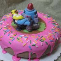 Sleeping Homer My DH wanted a Simpsons cake to take to work, preferably with a nuclear plant theme. I got the idea for the topper from a lava lamp, but I...