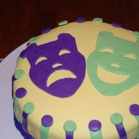 Mardi Gras Cake 