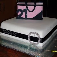 21St Birthday Cake I made this for my SIL 21st birthday