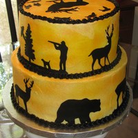 Hunting Birthday Cake Made this for my husband for his birthday this year
