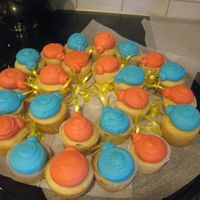 Balloon Cupcakes Balloon cupcakes for Teacher Appreciation Carnival luncheon