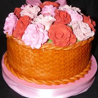 Rose Basket Cake 