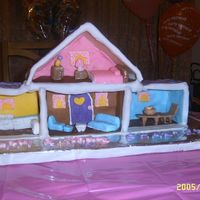 Doll House I made this for my daughter's 5th bday! My first attempt at modeling with fondant.