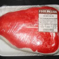 Birthday Steak I made this for my future father-in-law for this birthday. It was a coconut cake with white chocolate buttercream, it was delicious.