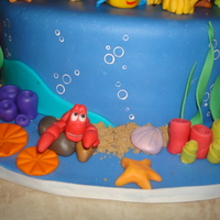 Ariel-Under The Sea This is the cake I made for my daughter's 4th birthday party. I did my first cake for her birthday last year and since about February...