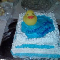 Rubber Duck Baby Shower Cake My 1st baby shower cake. Of course I got the design from so many of the beautiful right here on the website. Overall, I'm pretty...