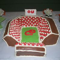 Ou Memorial Stadium Cake 