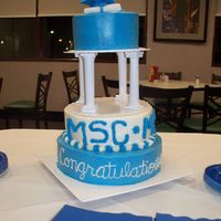 Msc Graduation Cake 