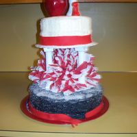 My Twilight Cake All details were with fondant except the apple.