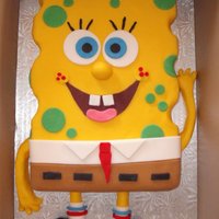 Spongebob Square Pants Birthday cake that I made for my friend's son's 7th birthday. Vanilla cake with vanilla buttercream filling, covered in fondant...