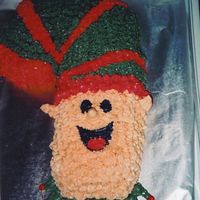 Elf Cake I made this using the Candy Cane pan.