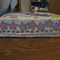 Hannah Montana Personalized Name On Stars I made a Hannah Montana themed cake but instead of using a picture of Hanna Montana, I personalized it for the birthday girl and put her...