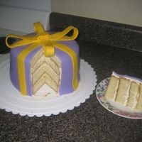 Present Cake I made this cake to resemble a present. First time I ever attempted a fondant bow