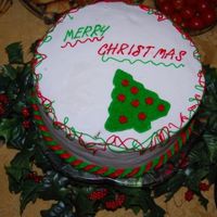 Lake House Christmas Party 2007 Yellow cake, Pineapple Filling, BC Icing