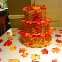 80Th Birthday Yellow cake apple filling and bc