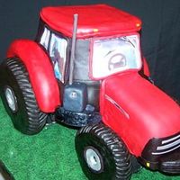 Case Ih Tractor Front The fenders and wheels are made out of rice krispie treats. There is a wooden frame holding it up, as it is very heavy. It is about 10...