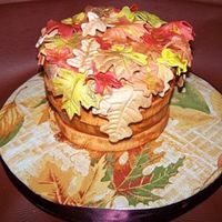 Leaves In A Basket All fondant