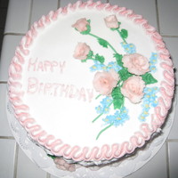 Birthday This was my first cake for my class. Decorated with bc icing...Thank you for viewing