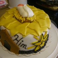 Wise Men Still Seek Him Cake I made for our group's Epiphany Party. This cake was a whole heap of trouble for me. BUT although it has a lot of flaws everyone...