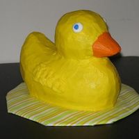 Rubber Ducky This was my sons first birthday 'smash cake'. It's a mandarin orange cake (his favorite food) with buttercream icing. He...