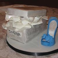 Stiletto With Shoebox This cake was made for a surprise 30th birthday. The recipient was known for wearing this specific stiletto.