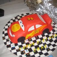 Disney Lighting Mcqueen Cake First cake I ever made. Was for my sons 3rd birthday.