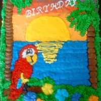 July Birthday all buttercream