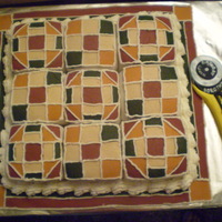 Quilter's Cake This was a birthday cake for a quilter.
