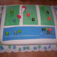 Academic Games Celebration! I made this cake to celebrate my nine-year-old daughter's two silver and one gold medal in the Academic games state-wide competion in...
