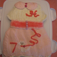 Poodle Skirt Cupcake Cake My 7 year old's cake to share with her classmates.