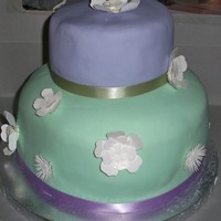 First Baby Shower Cake Designed around the Princess and the From Color Theme