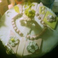 Best Cake Eva I am so proud of this cake. There are lots of details on it! I used a bead maker, and funky letter cutters, and made an M out of fondant...