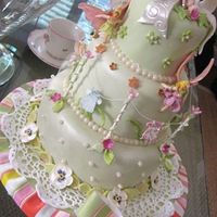 Fairy Garden Baby Shower Cake 