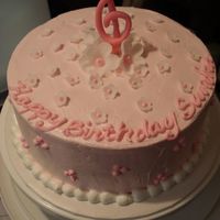 Pink Treble Clef strawberry cake w/strawberry cream filling and Whipped Cream buttercream. MMF accents.