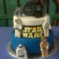 Star Wars 50/50 gumpaste/fondant all edible figurines